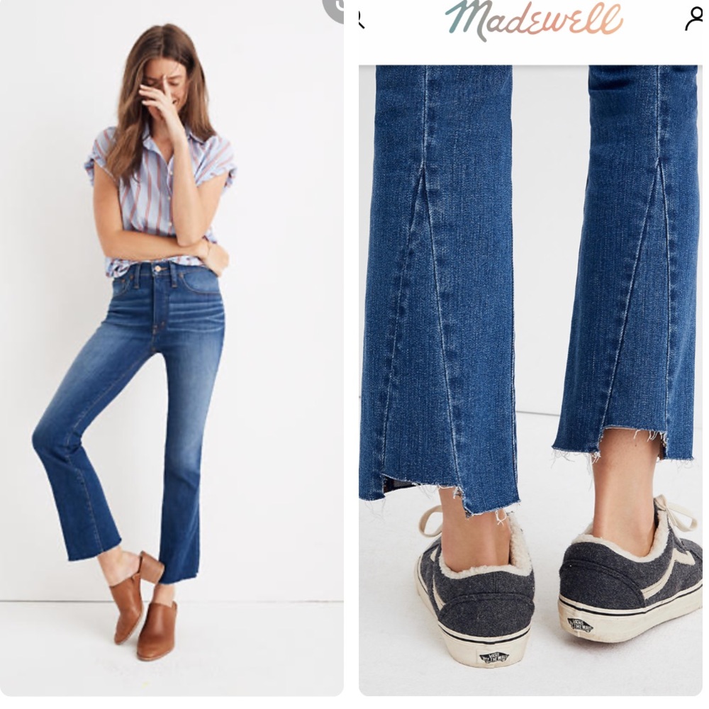 NWT Madewell Cali demi jeans